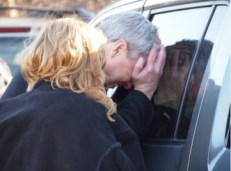 XT Killings man head on window